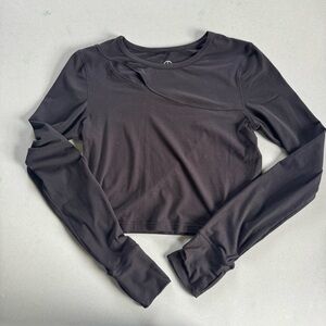 Black Going Out Long Sleeve Women's Top